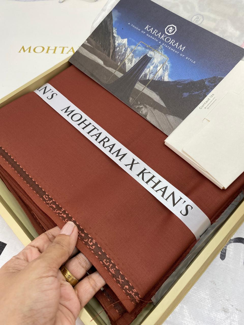 Mohtaram x Khan's KARAKORUM - Available in 5 shades