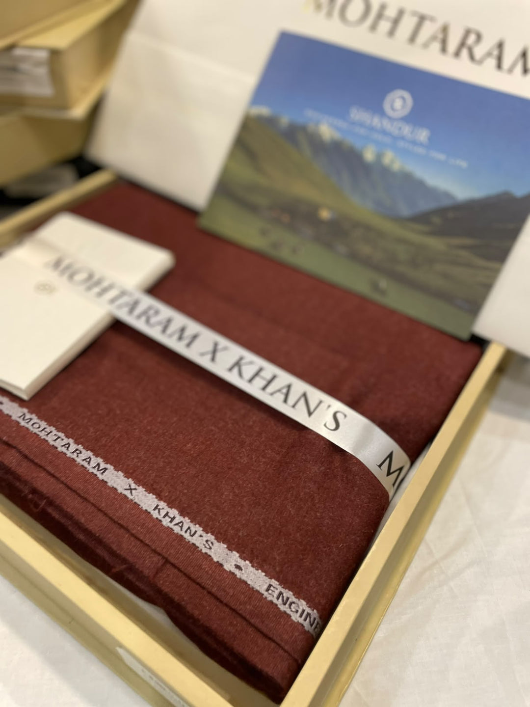 Mohtaram x Khan's SHANDUR - Burgundy