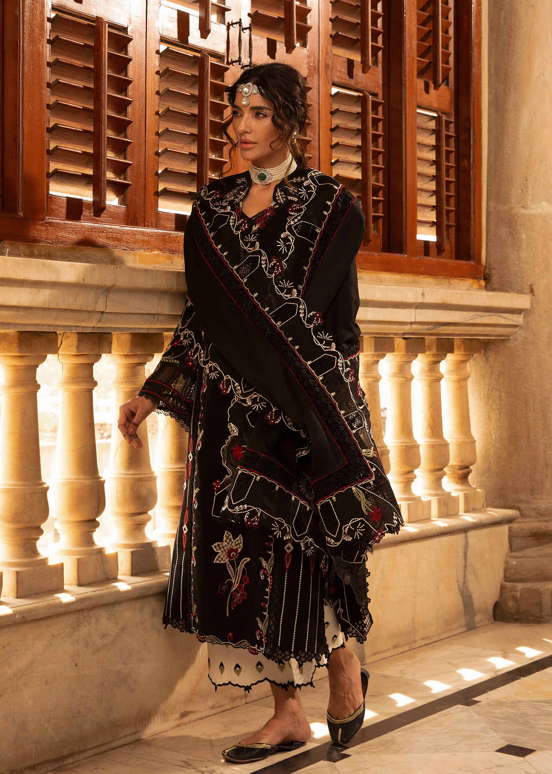 Crimson Luxury Khaddar Unstitched Collection- Meenakari