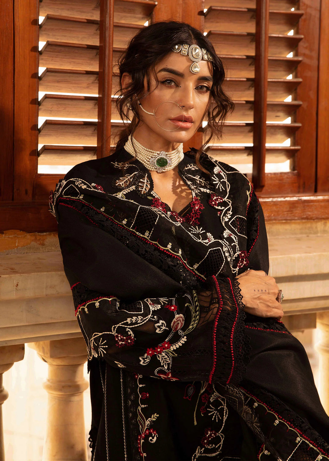 Crimson Luxury Khaddar Unstitched Collection- Meenakari