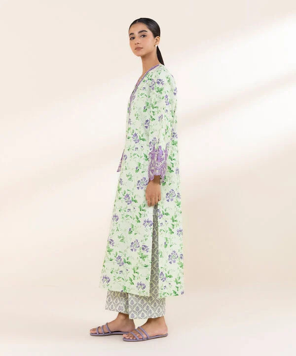 Sapphire- 2 Piece - Embroidered Lawn Suit