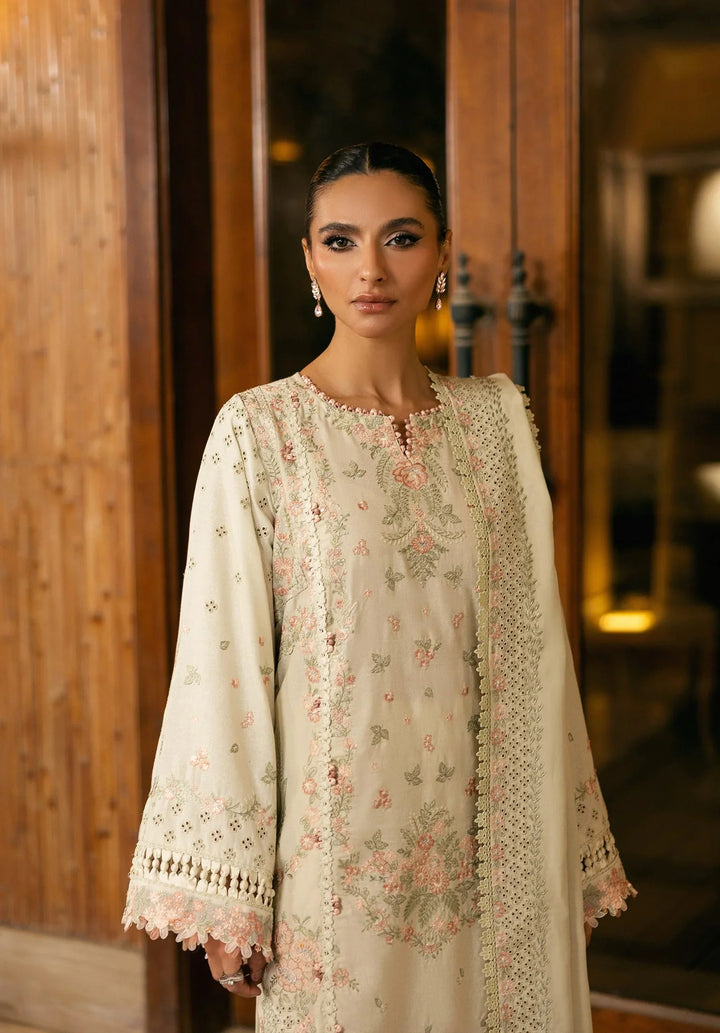 ELAF- Unstitched Luxury Karandi 3 Piece-  EWK-5A PEARLOSA