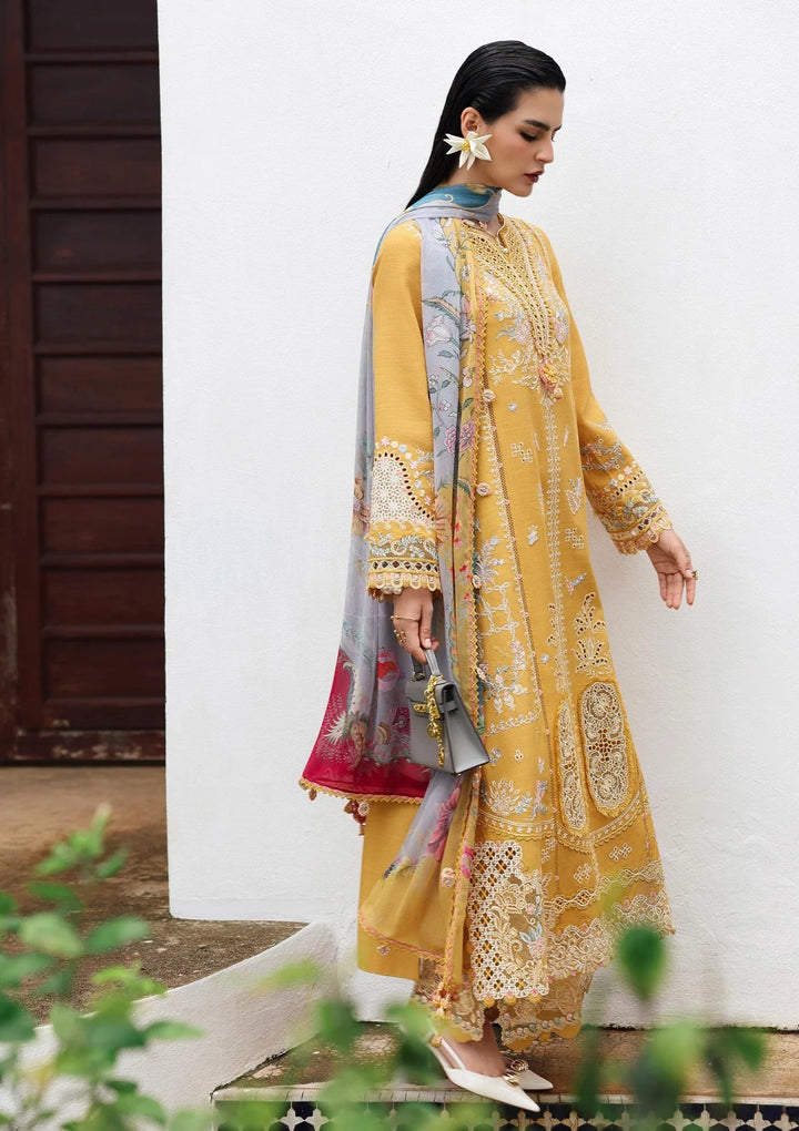 Qalamkar - Qline Luxury Linen Collection - Gleam - Unstitched