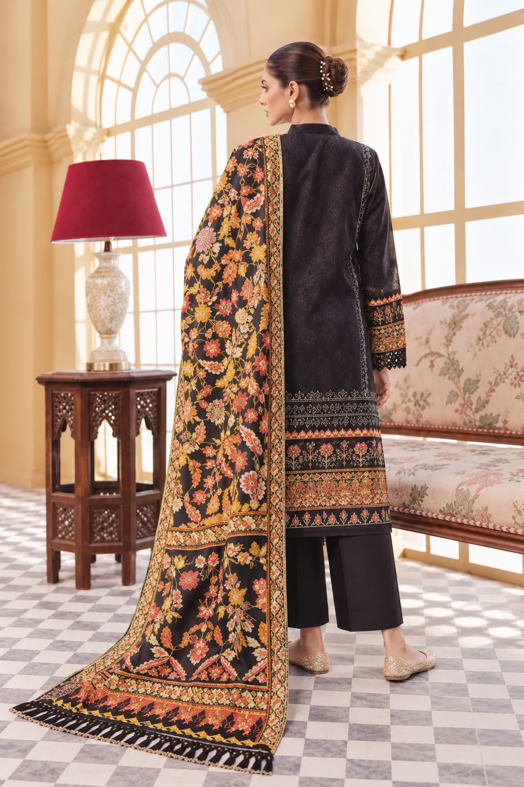 Mausummery Unstitched Khaddar Collection 3pc | NEPTUNE