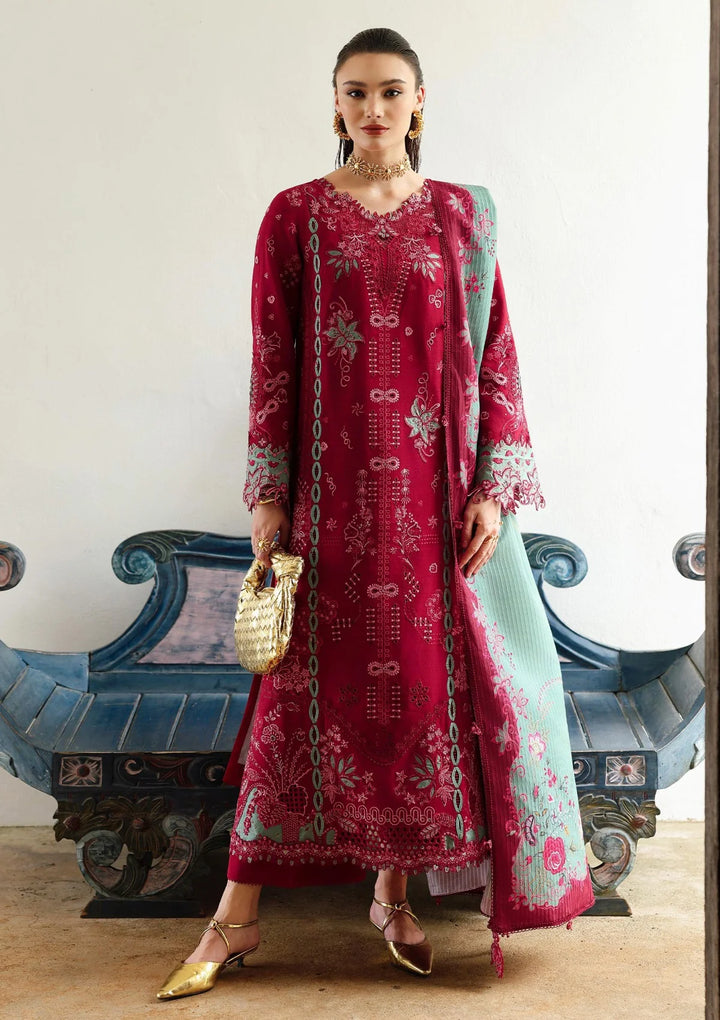 Qalamkar - Qline Luxury Linen Collection - Roohi - Unstitched