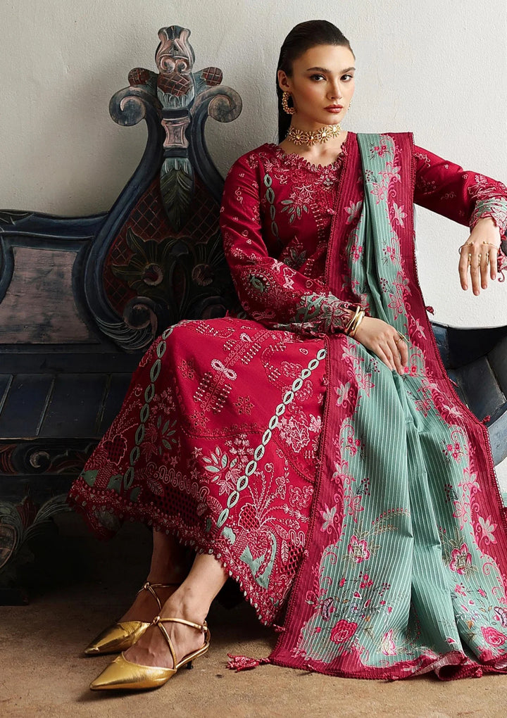 Qalamkar - Qline Luxury Linen Collection - Roohi - Unstitched