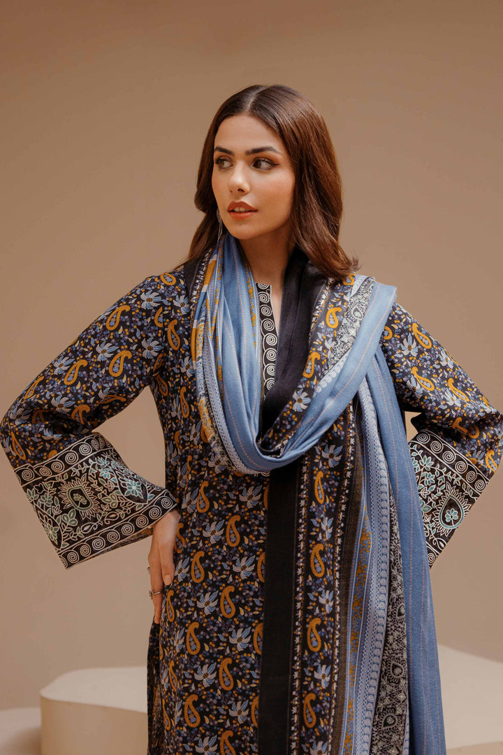 Nishat linen- 3 Piece - Printed Embroidered Suit - 42303131-R