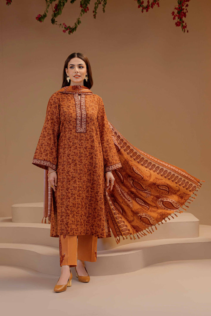 Nishat Linen- 3 Piece - Printed Suit - 42303136-R