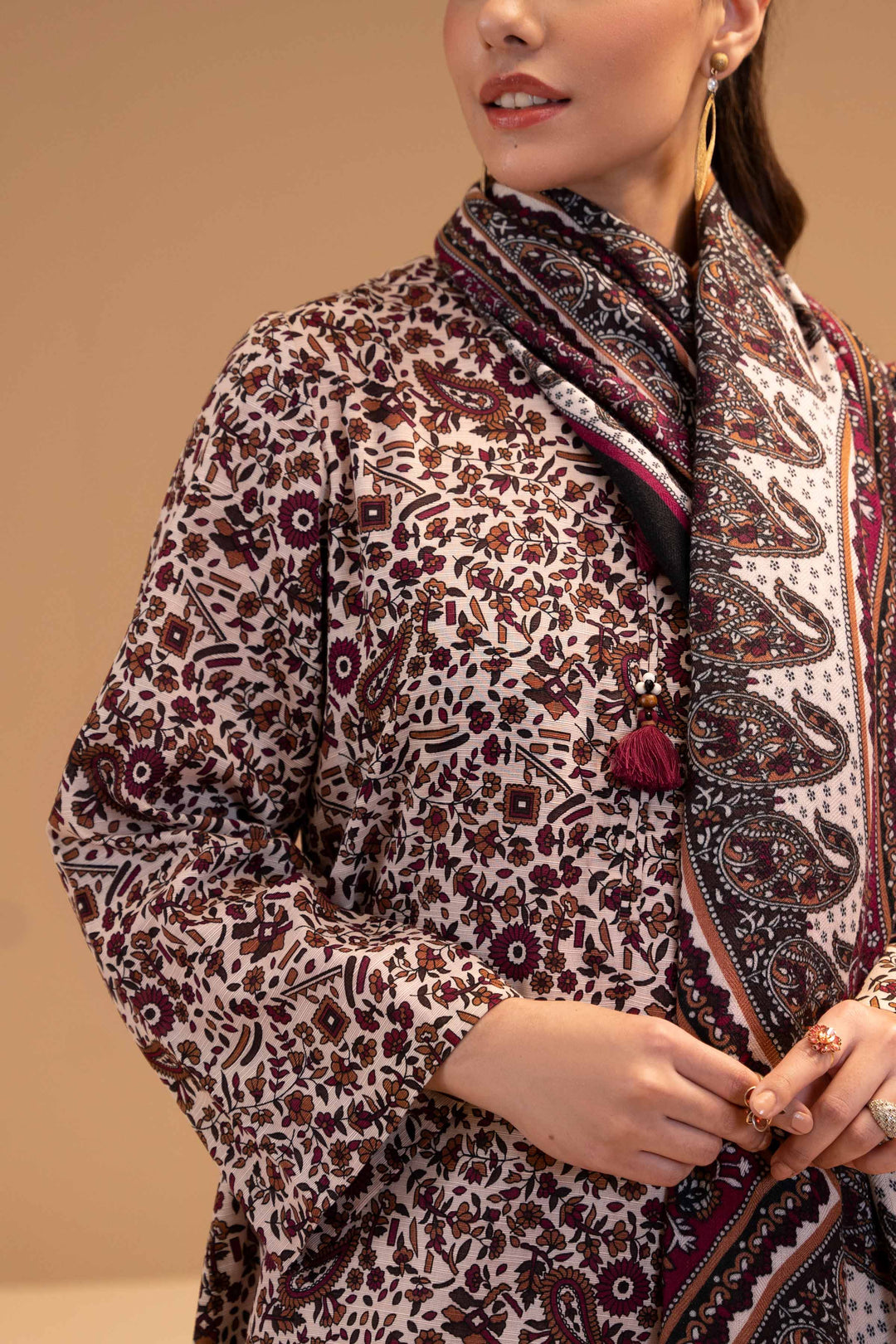 Nishat Linen- 3 Piece - Printed Suit - 42303148-R