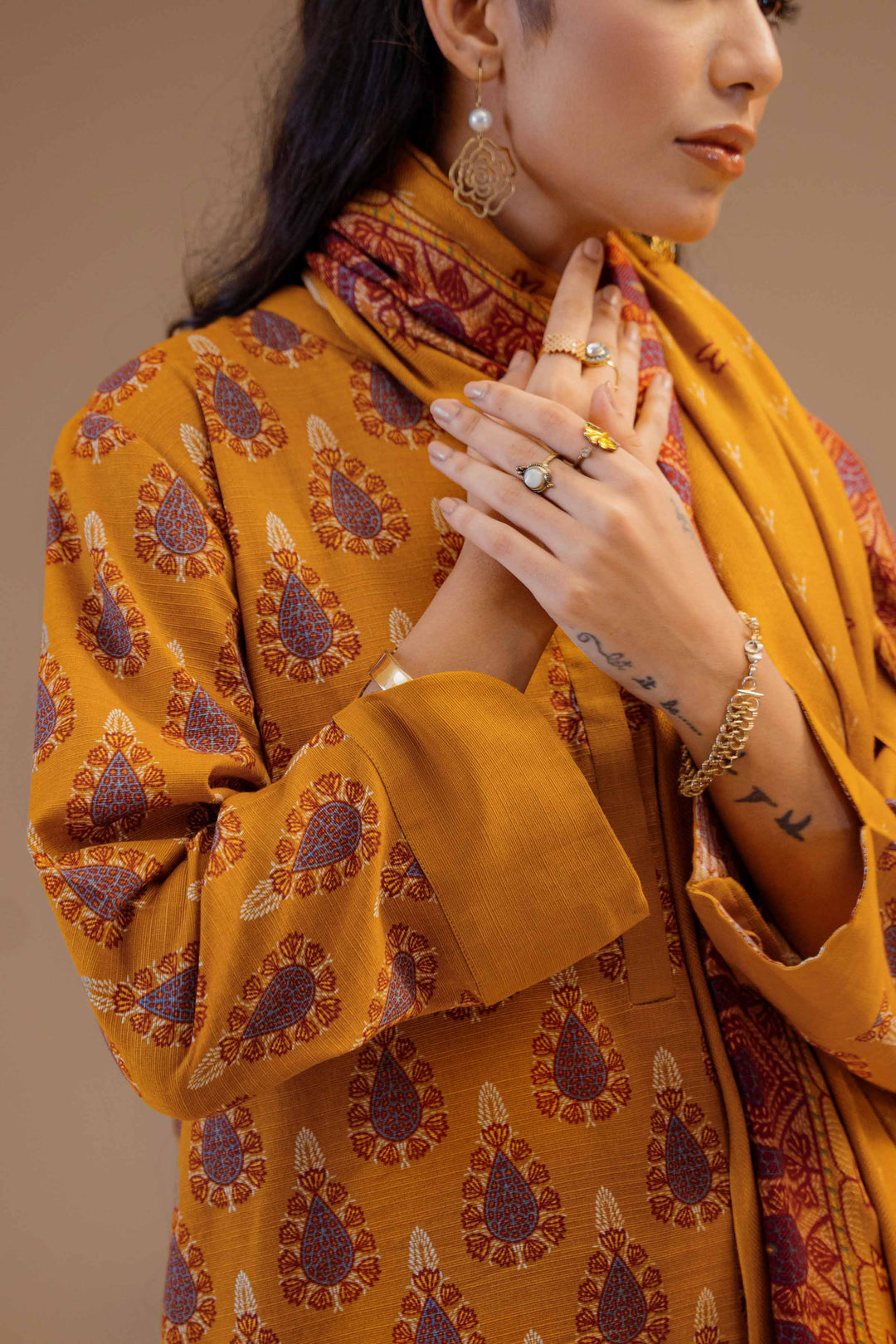 Nishat Linen- 3 Piece - Printed Suit - 42303149-R