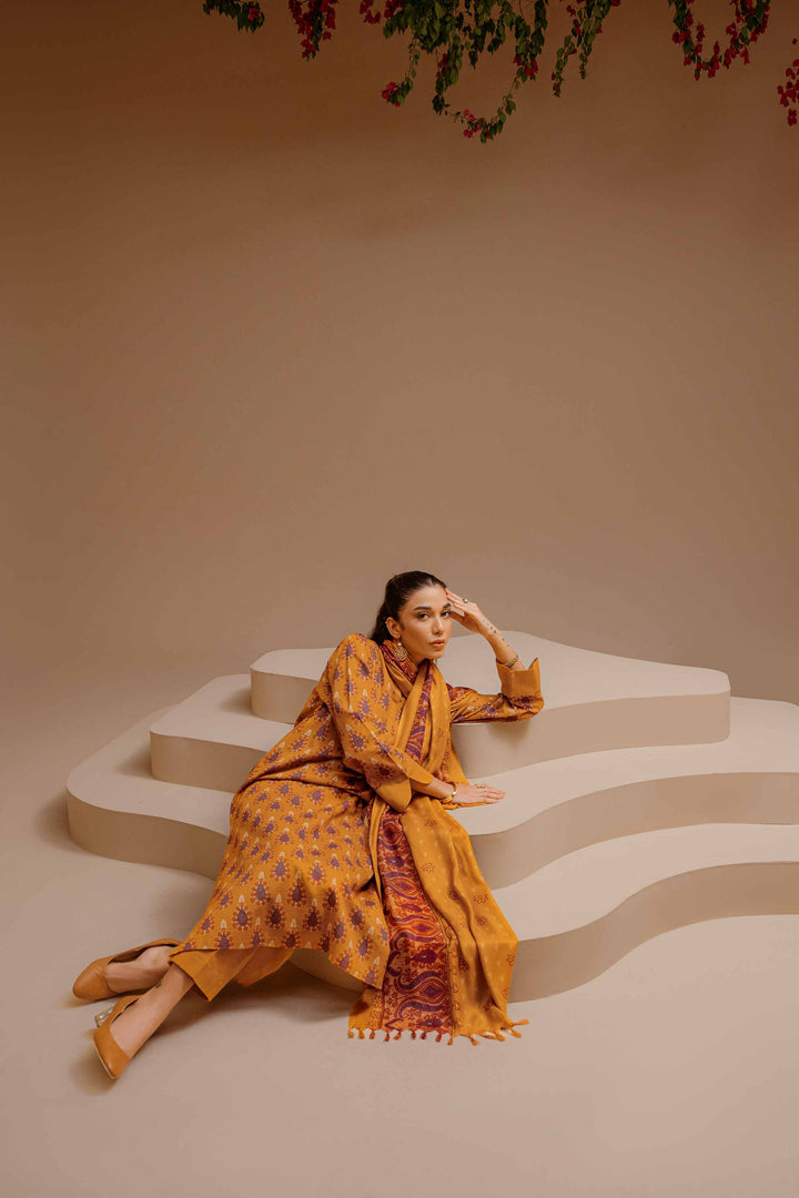 Nishat Linen- 3 Piece - Printed Suit - 42303149-R