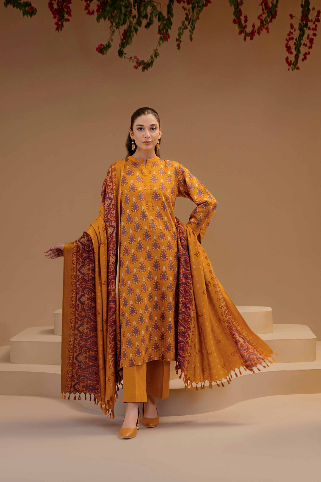Nishat Linen- 3 Piece - Printed Suit - 42303149-R
