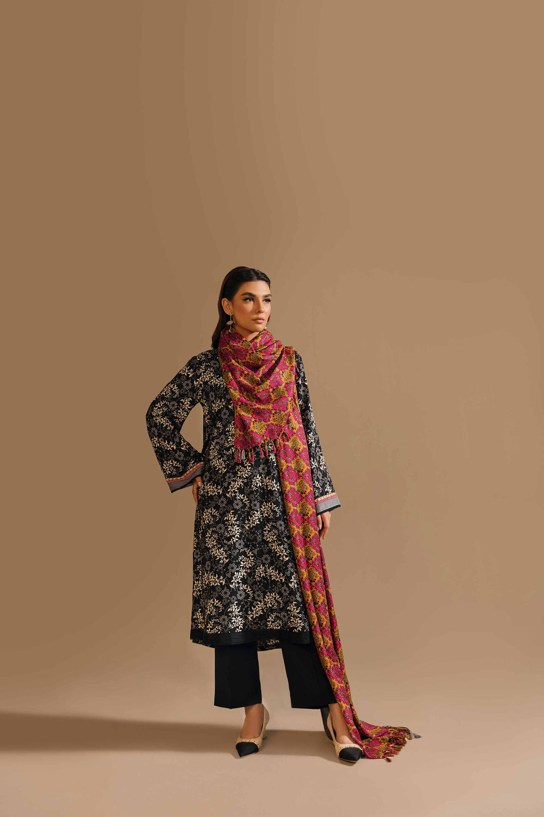 Nishat Linen- 3 Piece - Printed Suit - 42303165-R