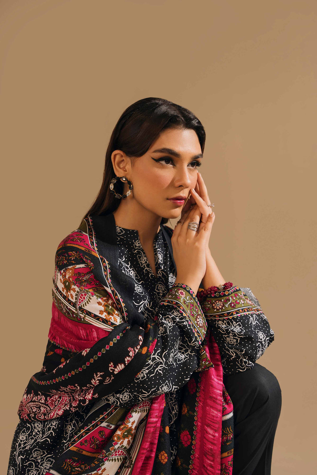 Nishat Linen- 3 Piece - Printed Suit - 42303165-R