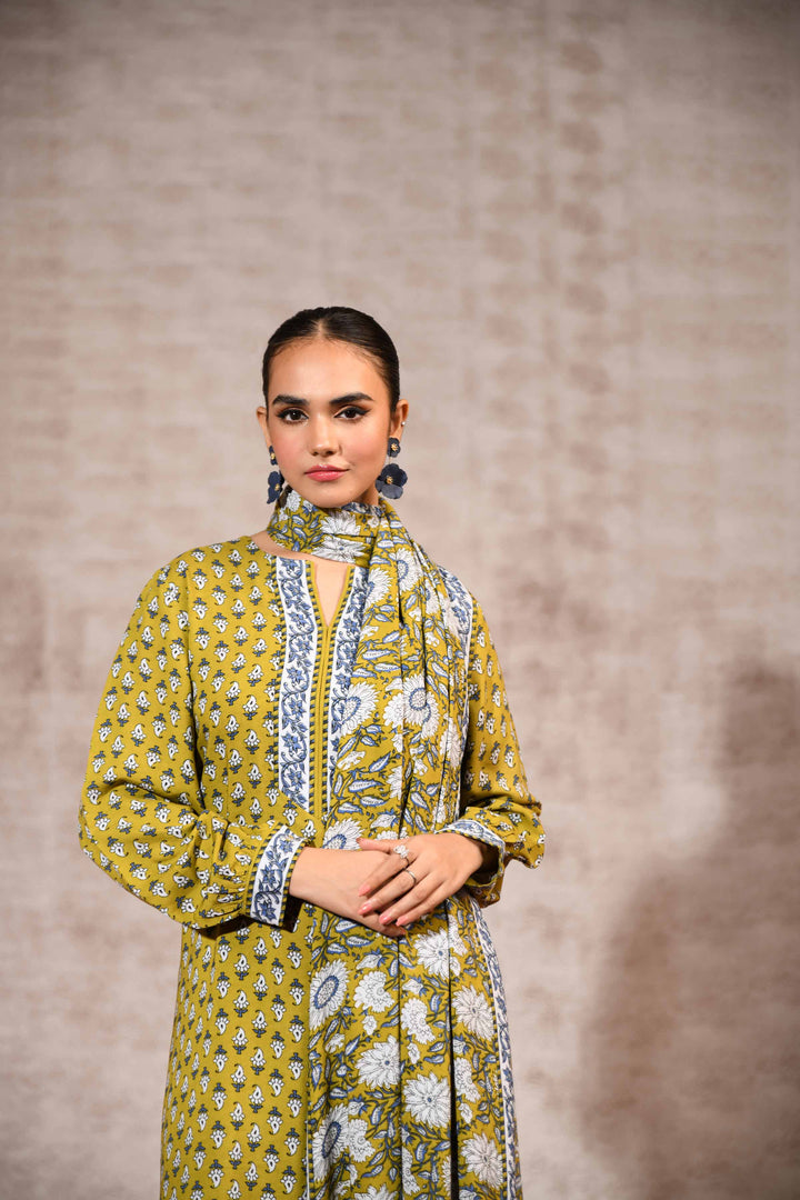 Nishat Linen- 3 Piece - Printed Suit - 42303177-R