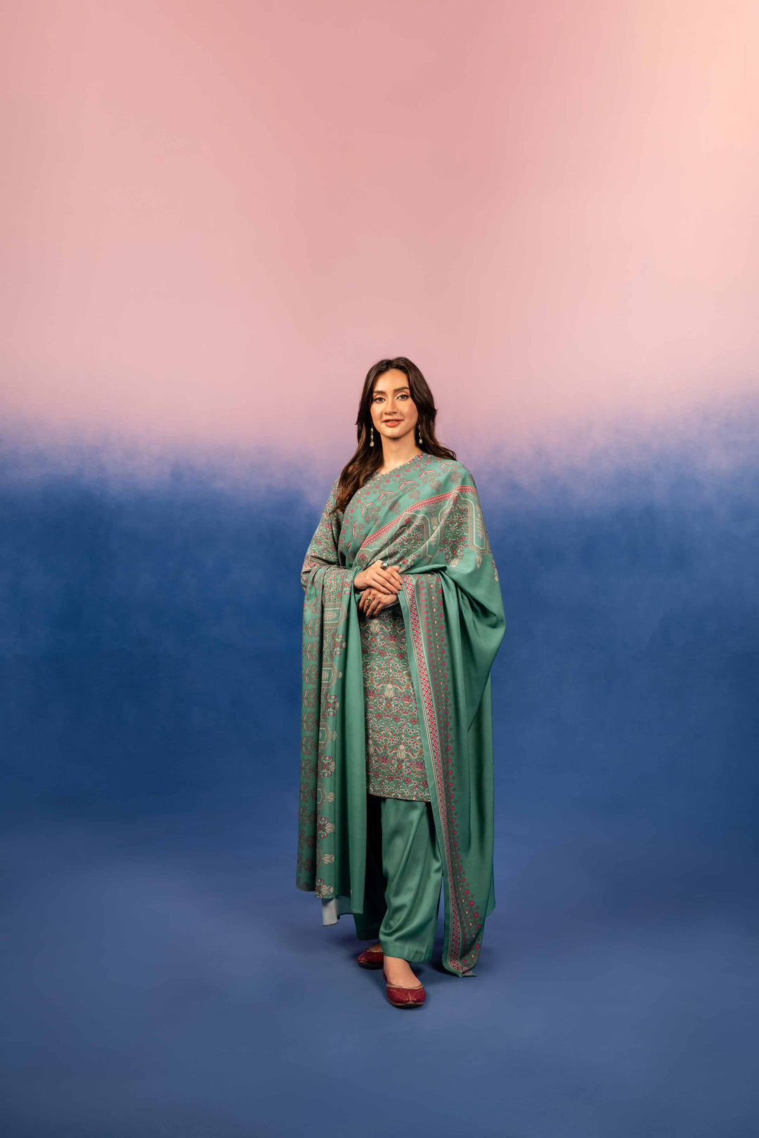 Nishat Linen- 3 Piece - Printed Suit - 42303205-R