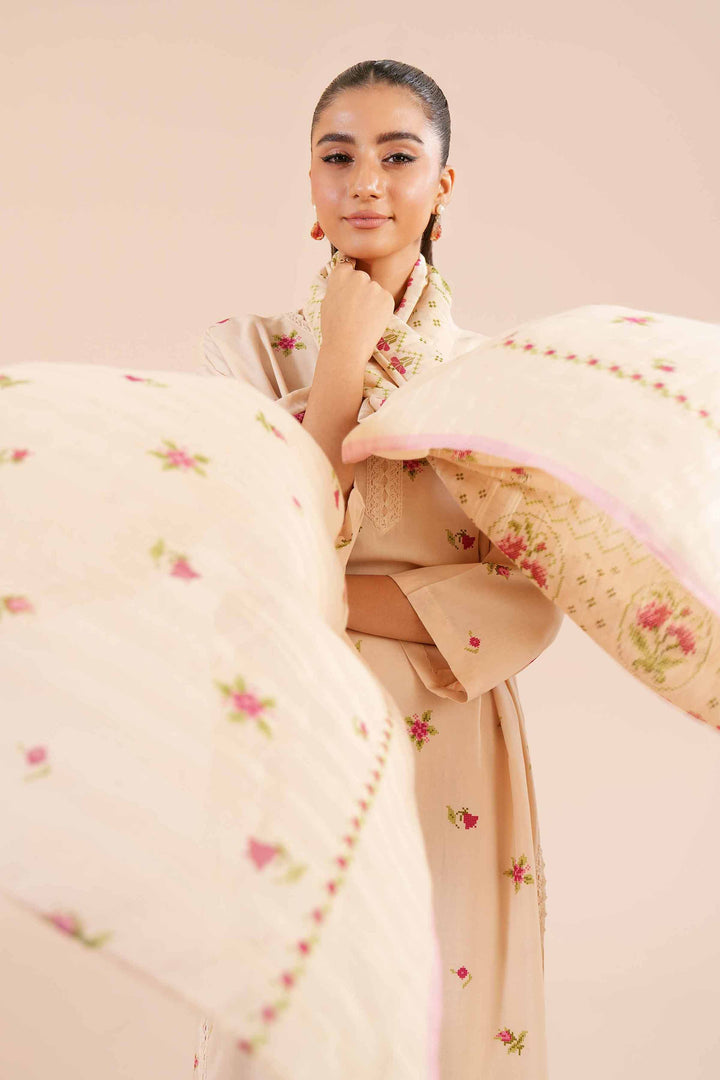 Nishat Linen- 3 Piece - Printed Suit - Linen