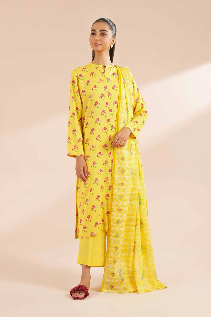 Nishat Linen- 3 Piece - Printed Suit - Linen