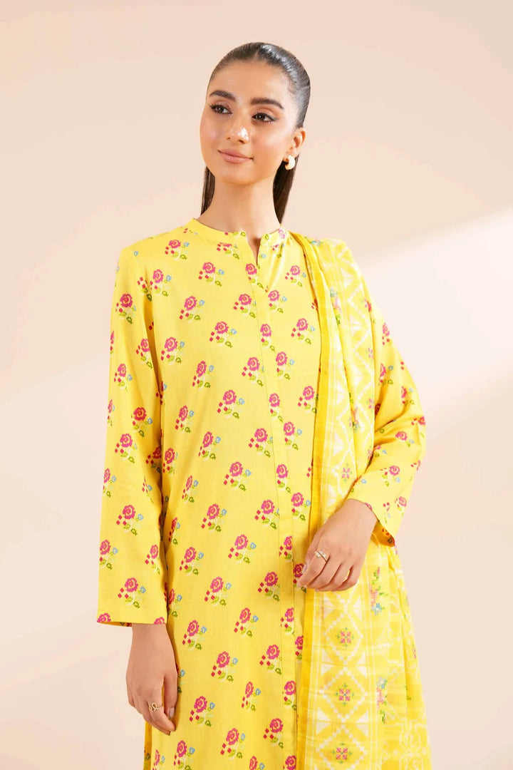 Nishat Linen- 3 Piece - Printed Suit - Linen