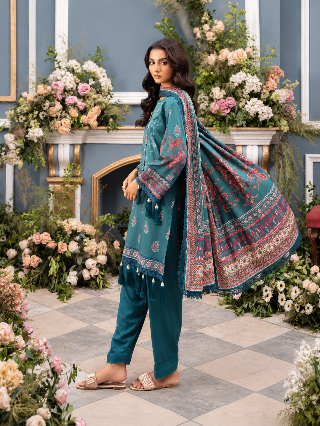 Mausummery Unstitched Khaddar Collection 3pc | ARIANA