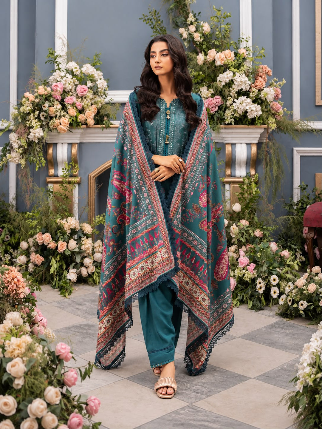 Mausummery Unstitched Khaddar Collection 3pc | ARIANA