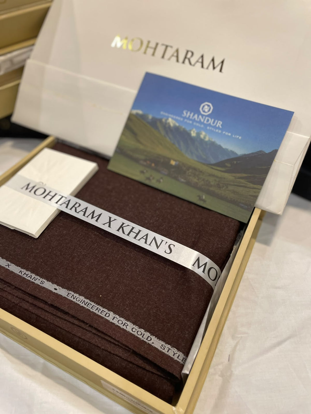 Mohtaram x Khan's SHANDUR - Dark Mahogany