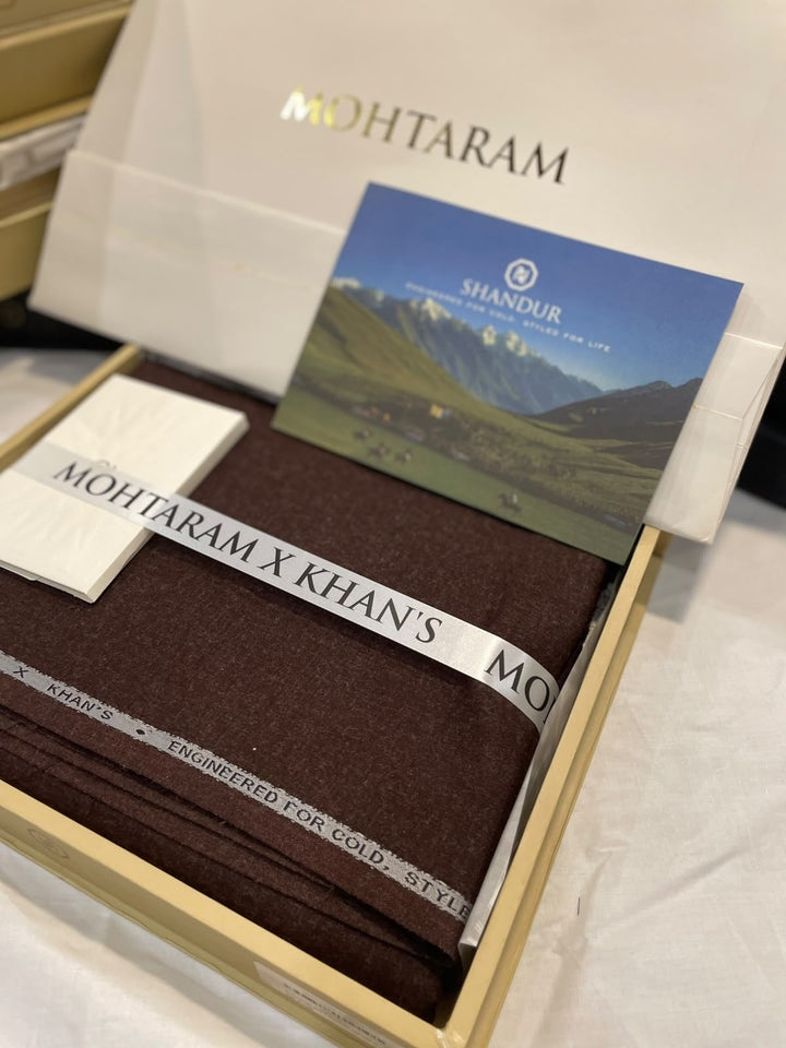 Mohtaram x Khan's SHANDUR - Dark Mahogany