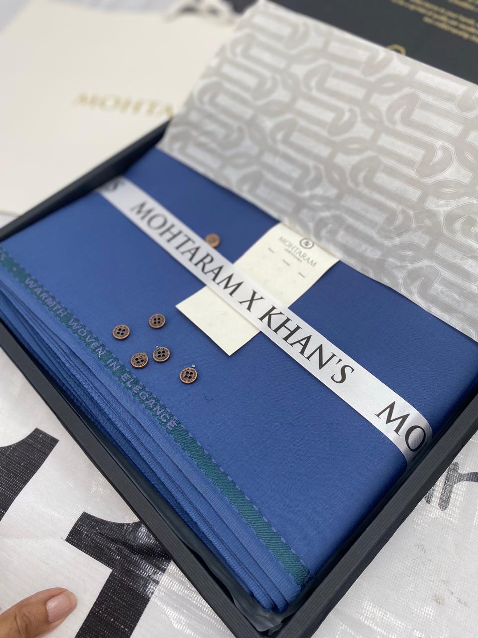 Mohtaram x Khan's KARAKORUM - Slate Blue