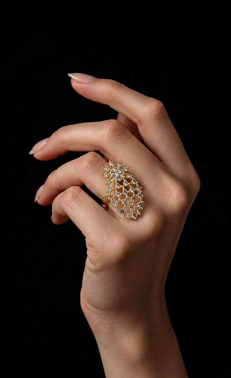 Premium Zircon Statement Ring