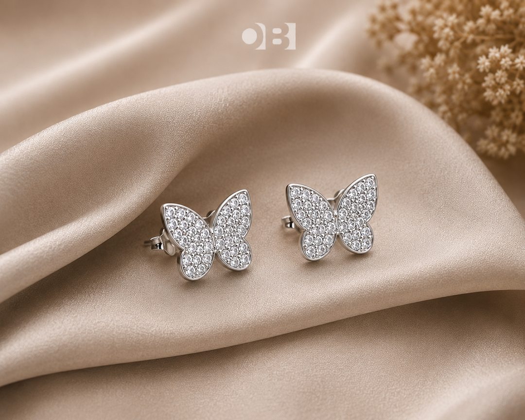 Celeste Butterfly Stud Earrings