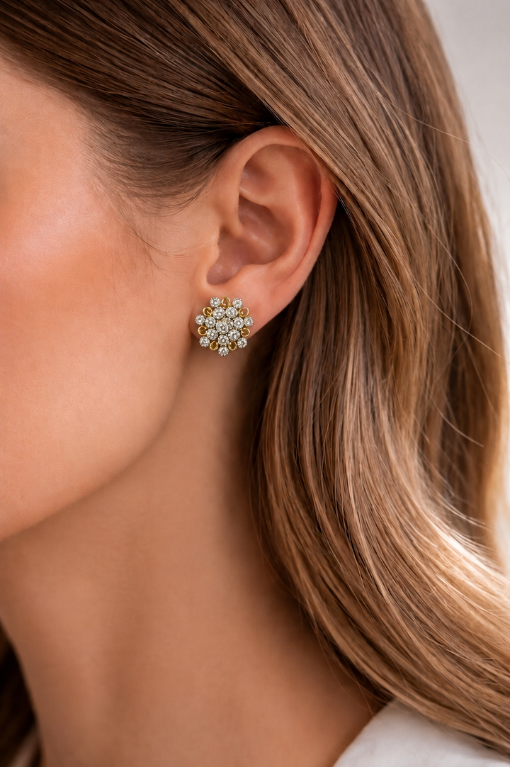 Celeste Bloom Stud Earrings