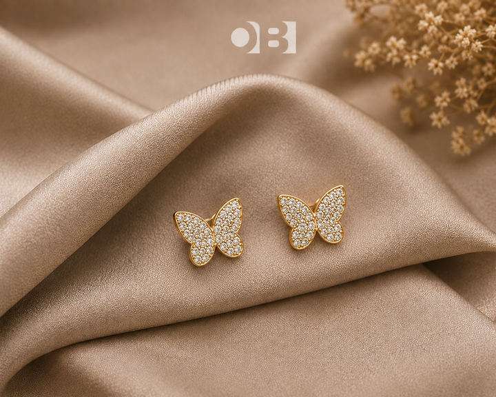 Celeste Butterfly Stud Earrings