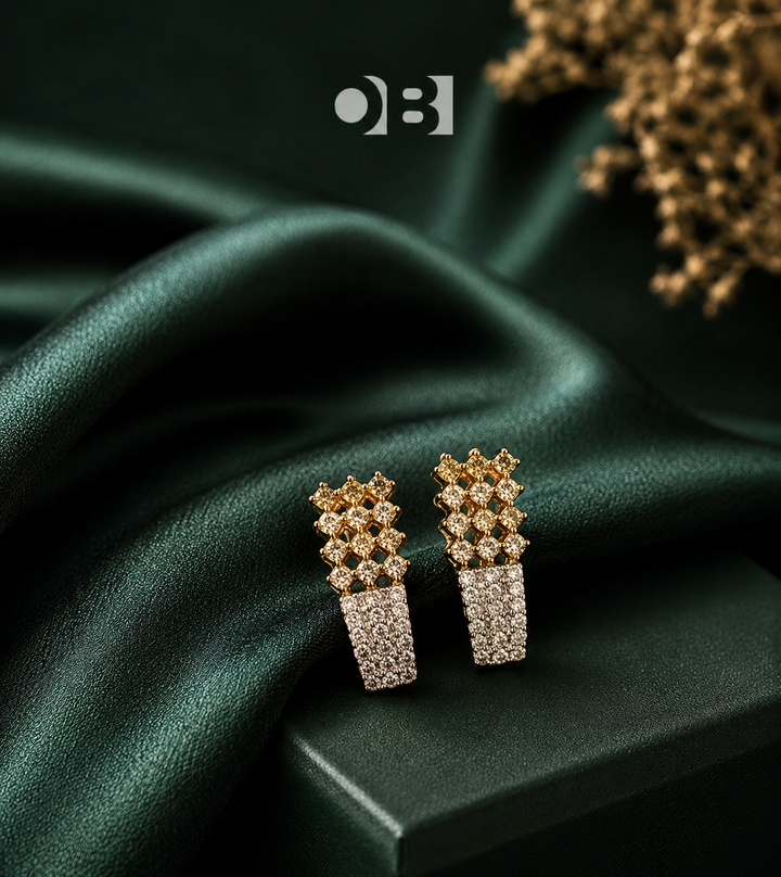 Celeste Crystal Drop Earrings