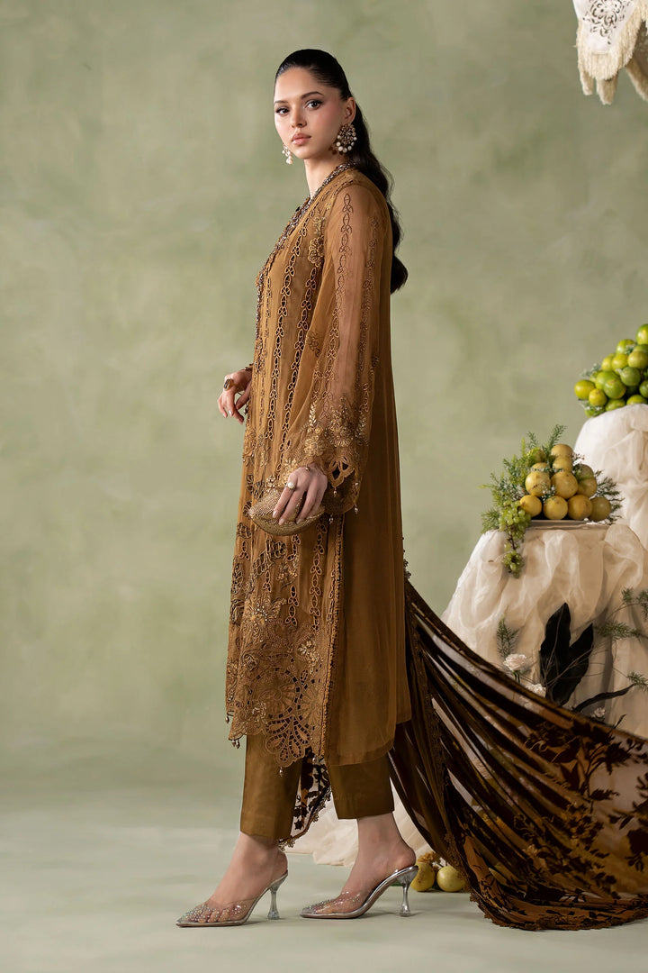 MARIA-B- 3 Piece Embroidered Chiffon Suit