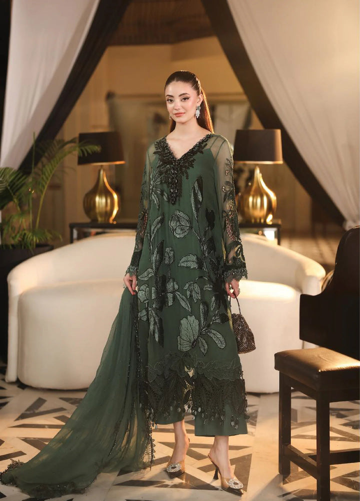 MARIA-B- 3 Piece Embroidered Chiffon Suit A Plus Copy