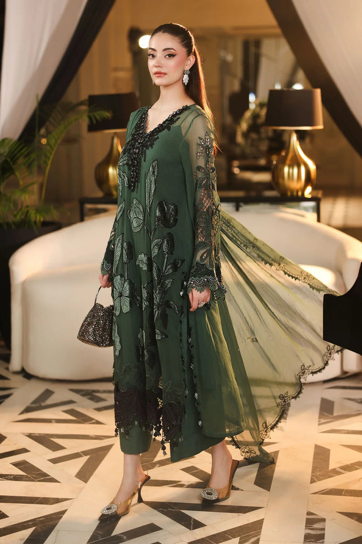 MARIA-B- 3 Piece Embroidered Chiffon Suit A Plus Copy