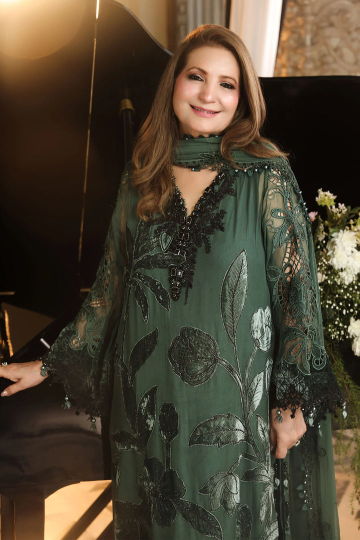 MARIA-B- 3 Piece Embroidered Chiffon Suit A Plus Copy