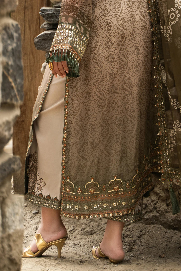 Charizma- 3-PC Unstitched Embroidered Chiffon Collection VSLW6-13