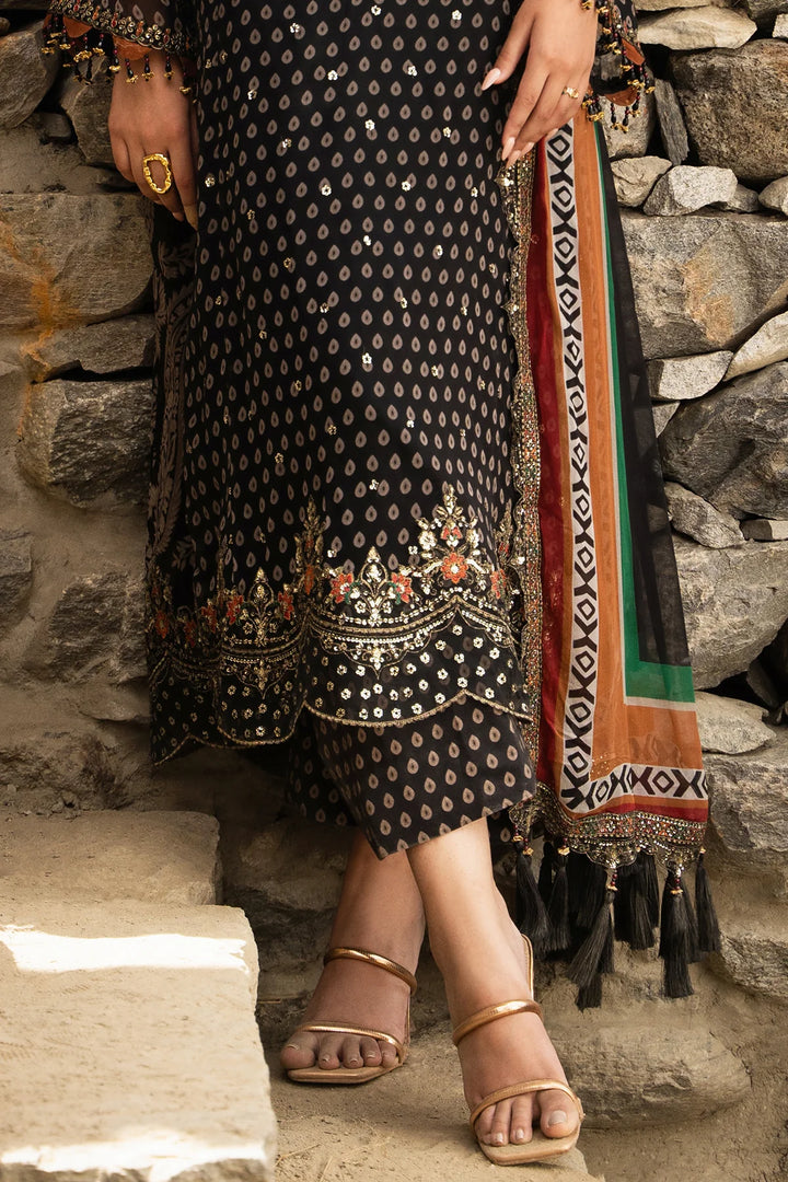 Charizma- 3-PC Unstitched Embroidered Chiffon Collection VSLW6-15