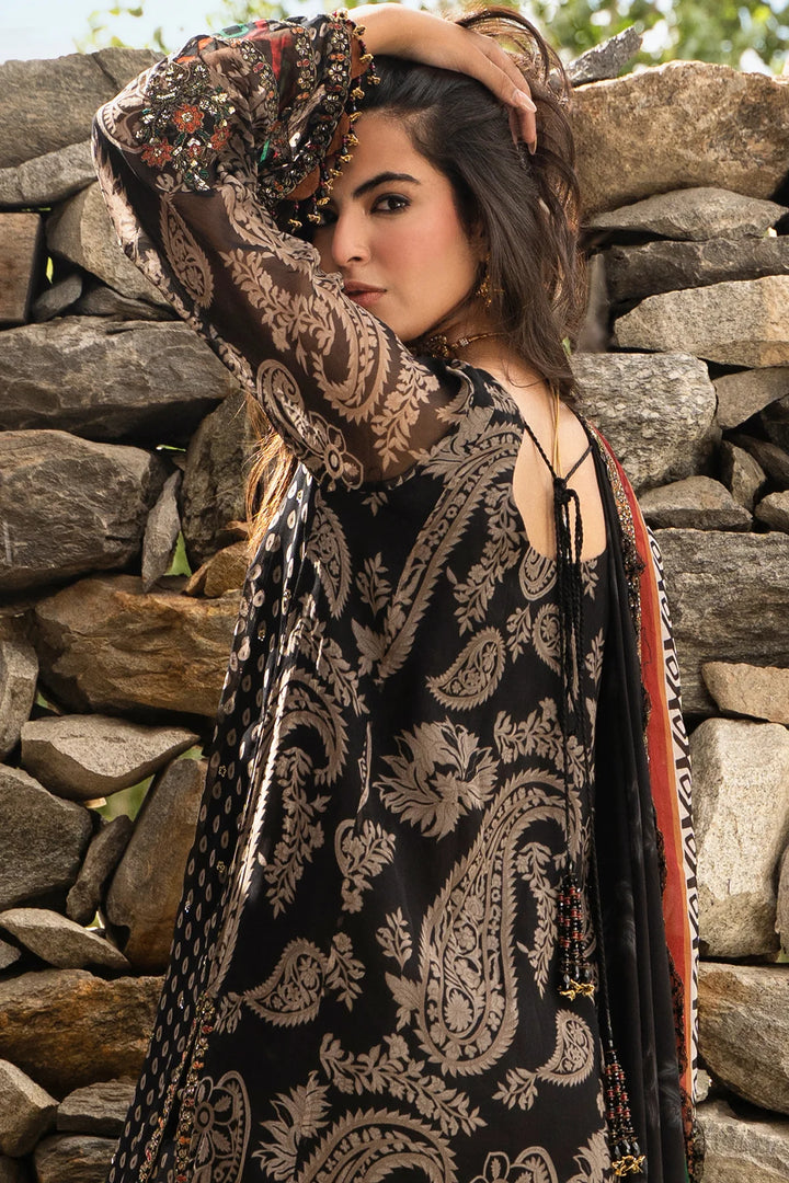 Charizma- 3-PC Unstitched Embroidered Chiffon Collection VSLW6-15