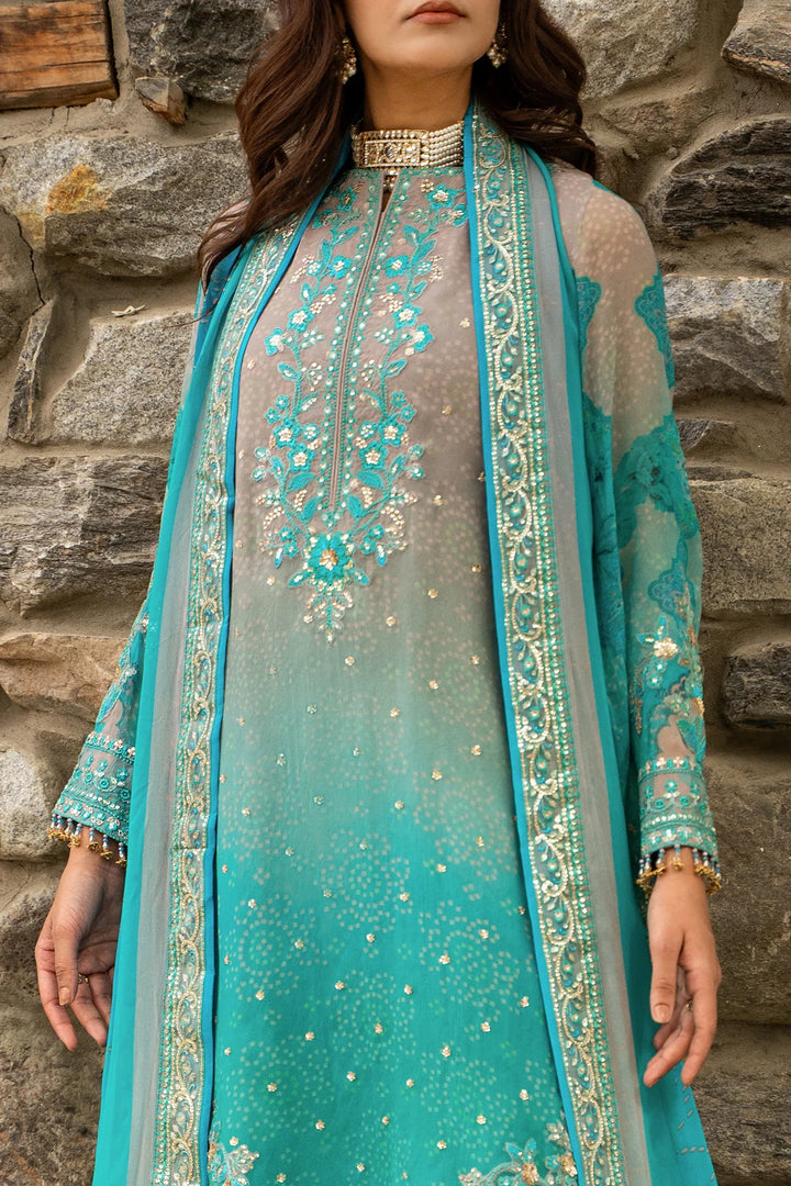 Charizma- 3-PC Unstitched Embroidered Chiffon Collection VSLW6-17
