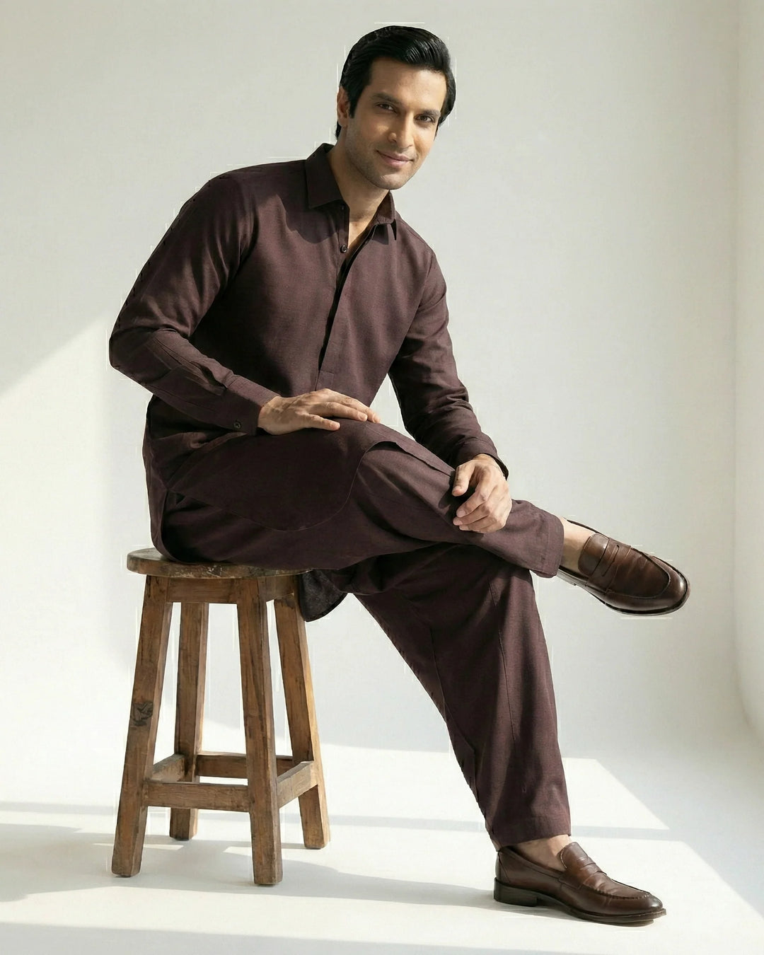 Mohtaram x Khan's KALASH - Chest Nut Brown