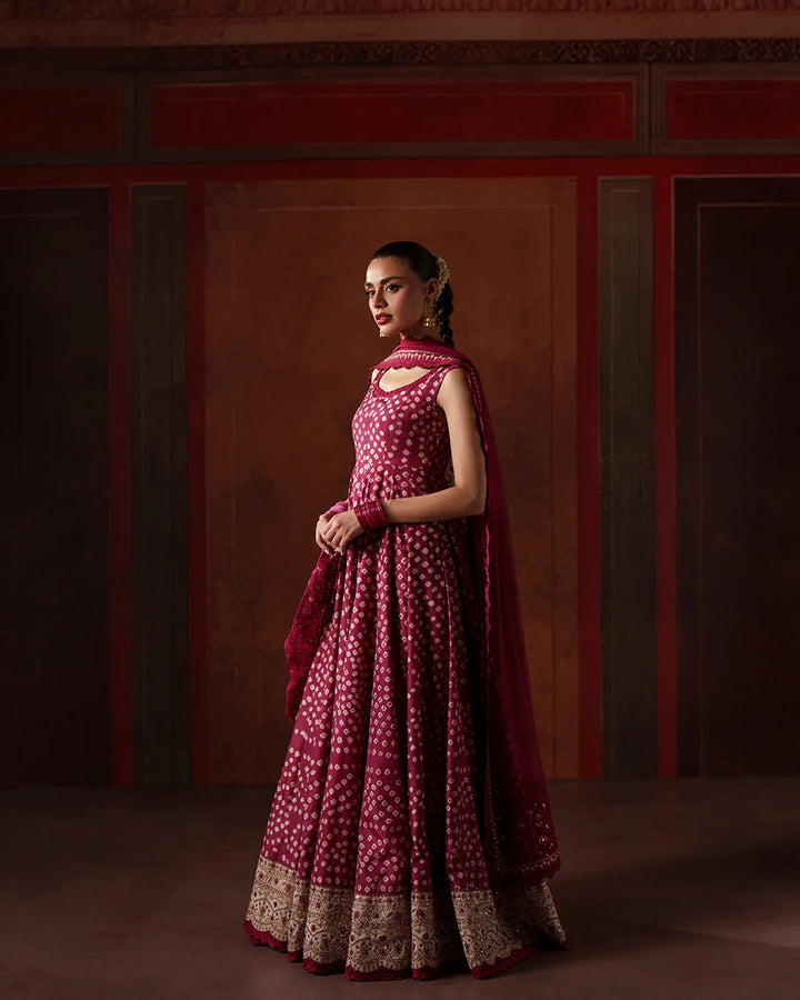 Faiza Saqlain Luxury Silk Chunri 3 Piece -Gulinar- A Plus Copy