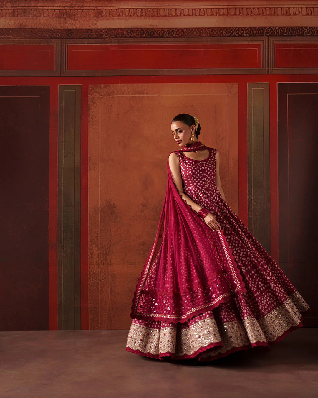 Faiza Saqlain Luxury Silk Chunri 3 Piece -Gulinar- A Plus Copy