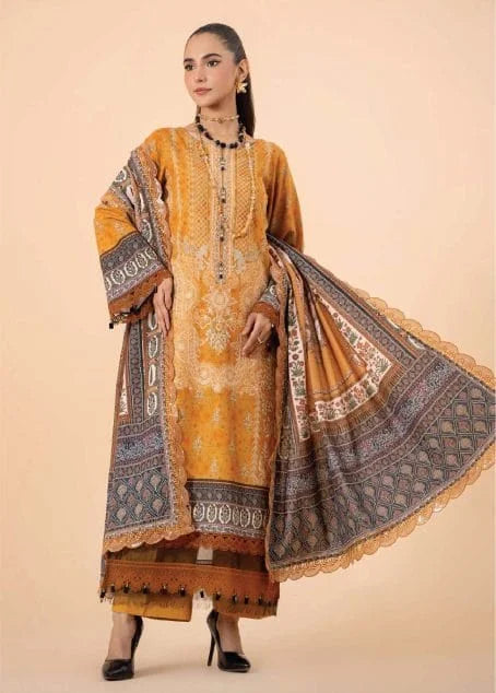 Mausummery Unstitched Khaddar Collection 3pc | HAZEL