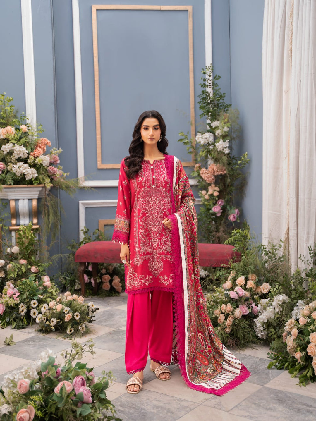 Mausummery Unstitched Khaddar Collection 3pc | AREZOU
