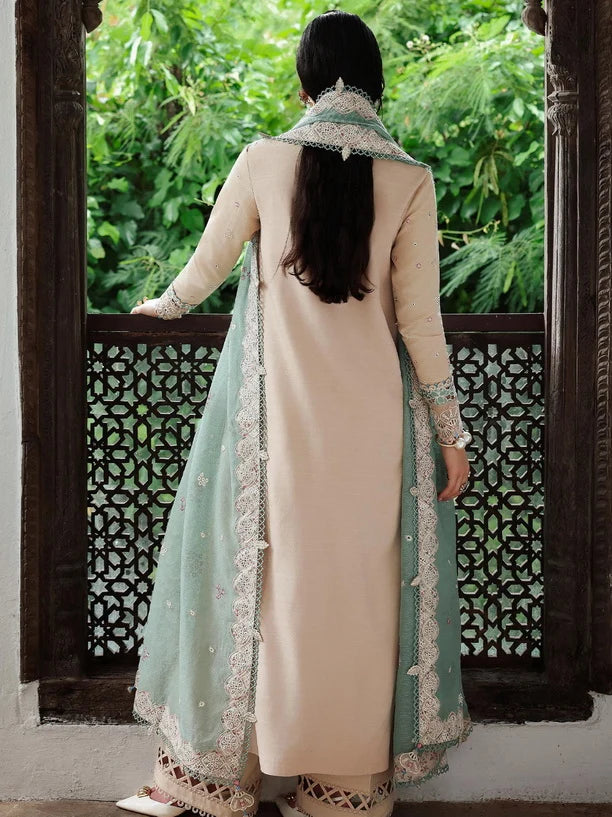 Qalamkar Qline Embroidered Linen Collection 2025 || WHISPER