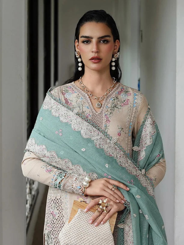 Qalamkar Qline Embroidered Linen Collection 2025 || WHISPER