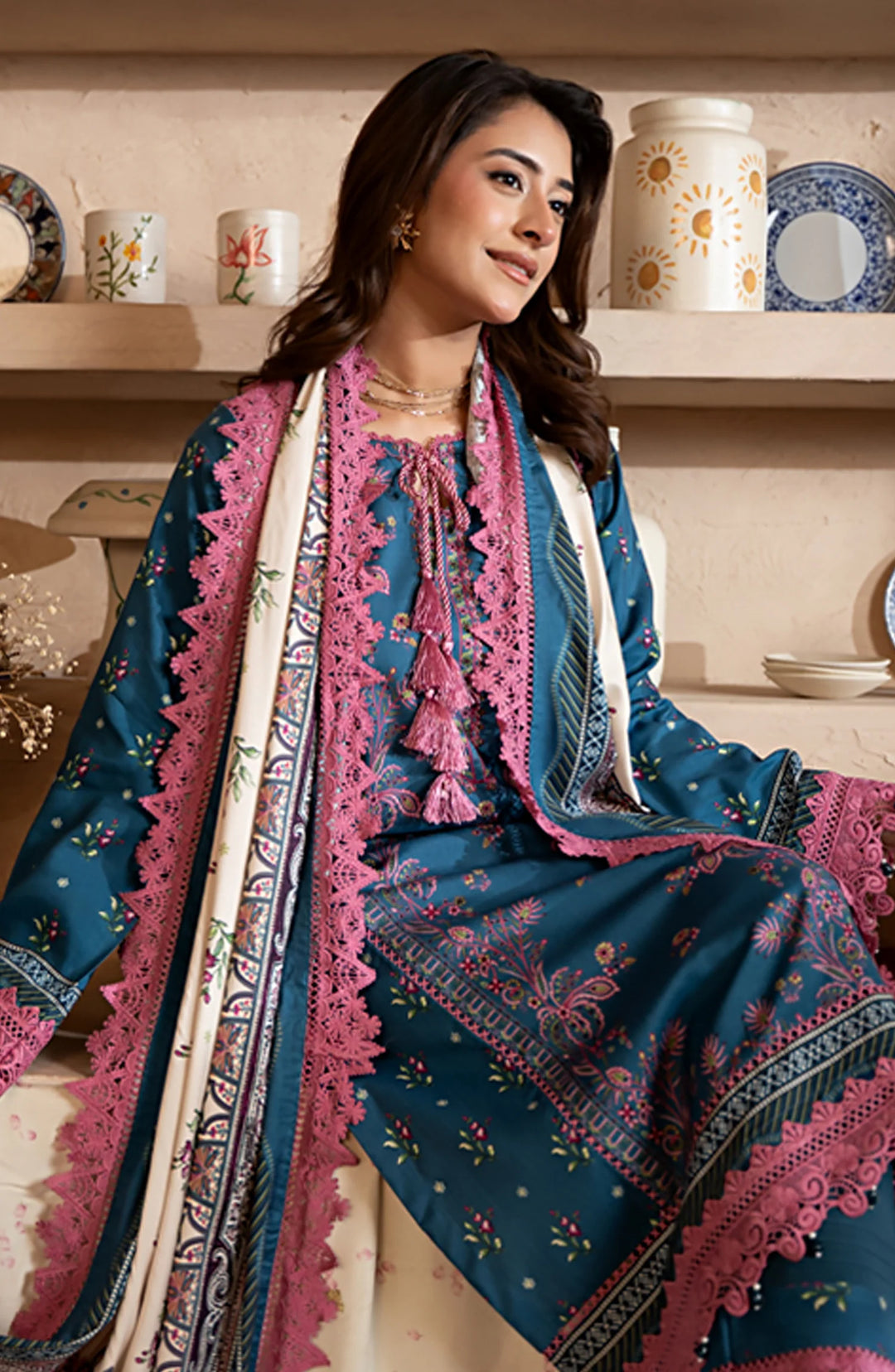 Mausummery Printed Linen Winter Unstitched – Blossom