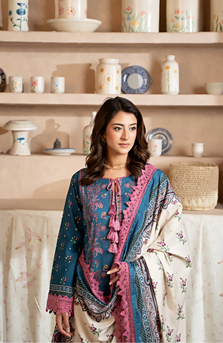 Mausummery Printed Linen Winter Unstitched – Blossom